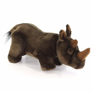 Мягкая игрушка Носорог, 30 см, Hansa, цвет коричневый