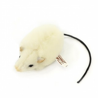 Мягкая игрушка Крыса, 9 см Hansa, цвет белый 3