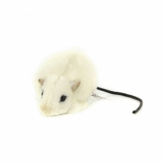 Мягкая игрушка Крыса, 9 см Hansa, цвет белый 4