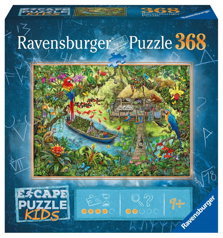 Пазл-квест Ravensburger «Детские джунгли», 368 элементов