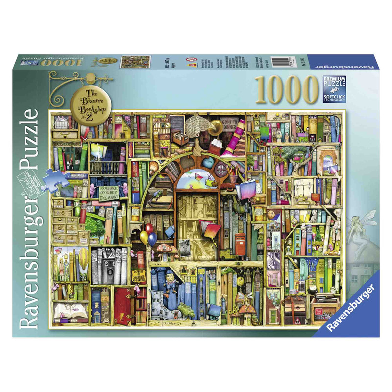 Пазл Ravensburger «Необычный книжный магазин #2», 1000 элементов