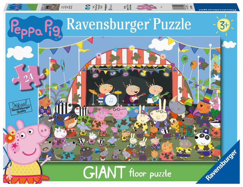Пазл гигантский «Свинка Пеппа», 24 элемента, Ravensburger