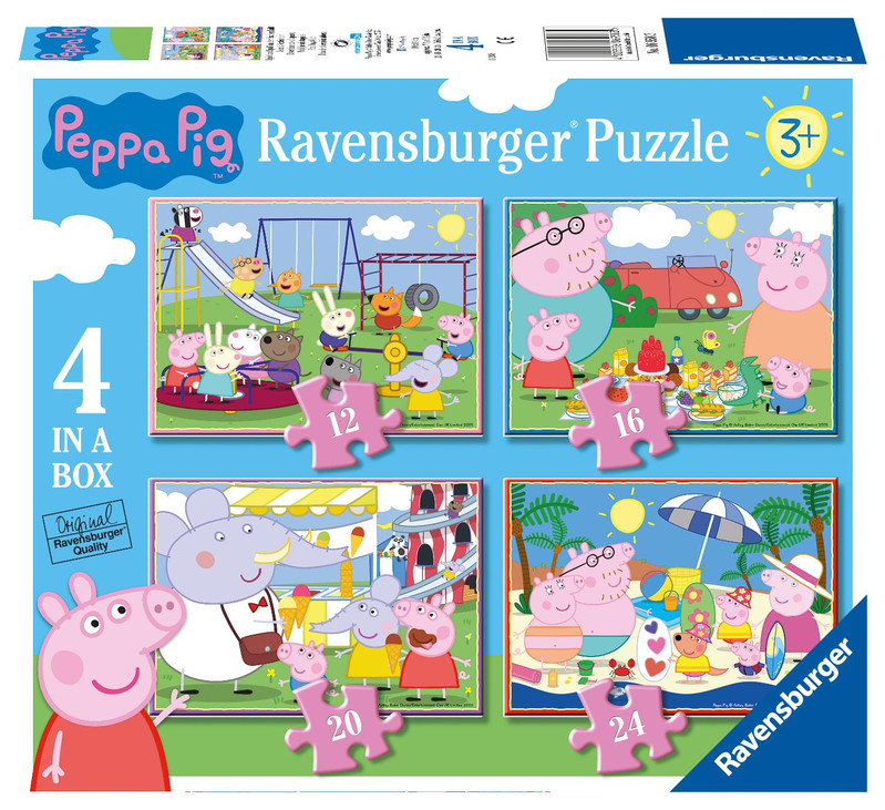 Пазл Ravensburger «Свинка Пеппа», 12/16/20/24 эл