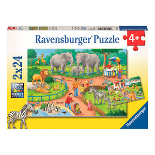 Пазл Ravensburger «День в Зоопарке», 2х24 эл 1