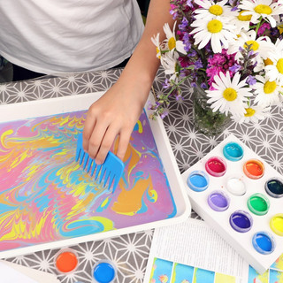 Набор для творчества Эбру Супер Старт, EBRU PROFI 8