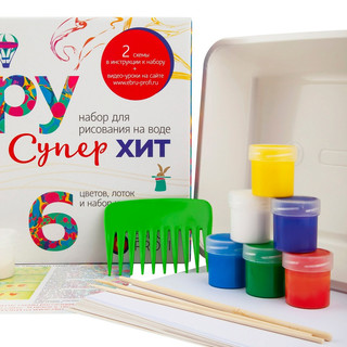 Набор для творчества EBRU PROFI Эбру Супер Хит 3