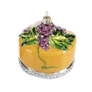 Грюйер с фруктами (стекло) 9х9х8 см 2