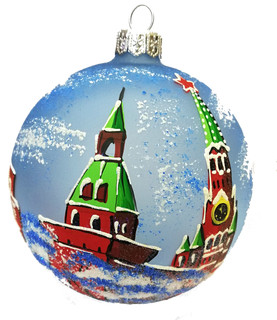 Шар 'Московский Кремль 1', 100 мм, в подарочной упаковке, Коломеев