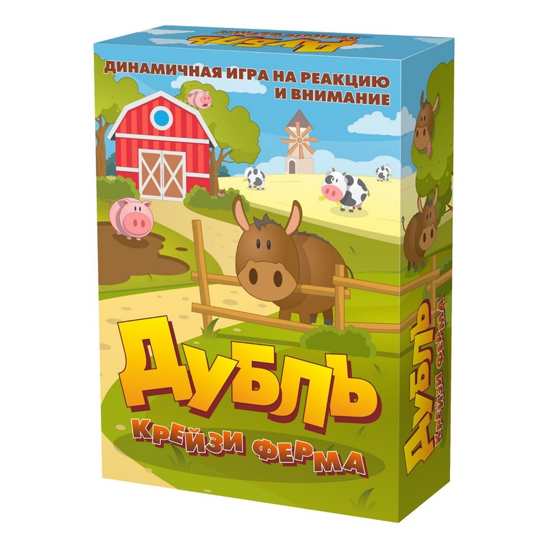 Настольная игра 'Дубль. Крейзи-ферма' Нескучные игры