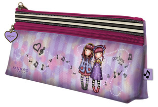 Пенал с кармашком на молнии Santoro Melodies - The Duet 1