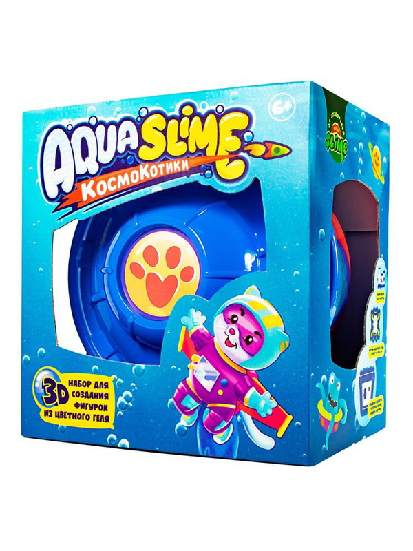 Набор для изготовления фигурок из цветного геля 'Aqua Slime. КосмоКотитки' 