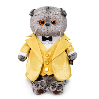 Басик  в золотом фраке, 25 см, артикул Ks25-149 1