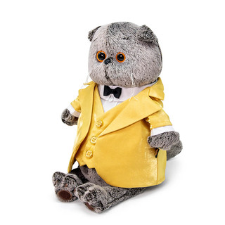 Басик  в золотом фраке, 25 см, артикул Ks25-149 2