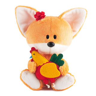 Лисичка Лика с курочкой, 15 см, артикул LE15-063 1