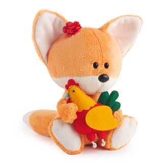 Лисичка Лика с курочкой, 15 см, артикул LE15-063 2