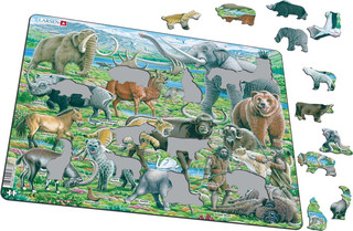 Пазл 'Первобытное время', 66 элементов, Larsen 1