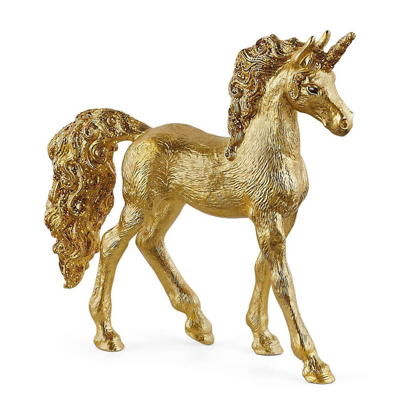 Единорог Schleich, золото