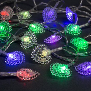 Гирлянда-нить 5м с насадками 'Сердце малое', IP20, прозрачная...