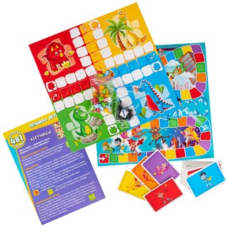 Игра детская настольная 'Ходилки-Бродилки 4 в 1', Dream makers 9