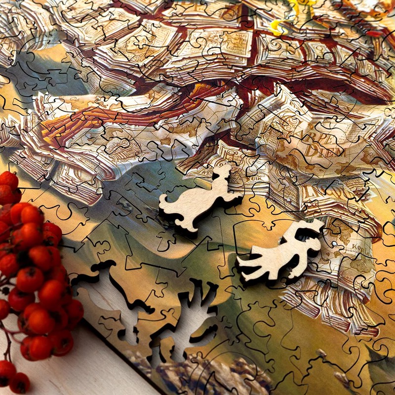 Пазлы деревянные картины