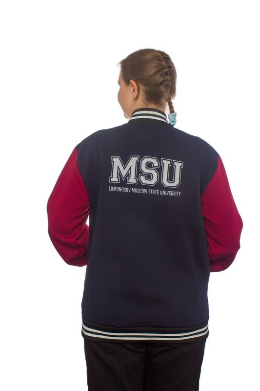 Бомбер с символикой МГУ имени М.В. Ломоносова (лат)