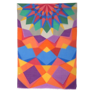 Палантин, шерсть, 80х230 см, артикул 10188-4 1