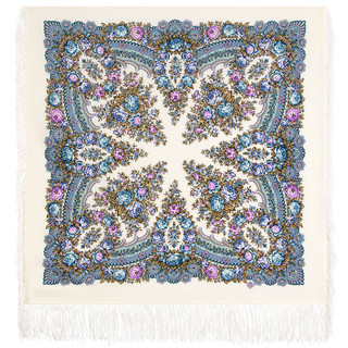 Платок 'Утренние грёзы' шерсть, 89х89 см, артикул 1960-2 1