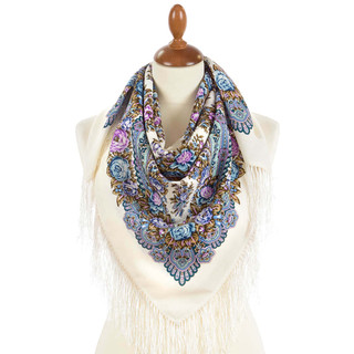 Платок 'Утренние грёзы' шерсть, 89х89 см, артикул 1960-2 2