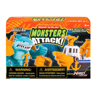 Набор Nikko Snap 'n Play «Тиловый Кракен vs Синяя Лодка» 7