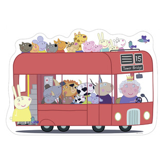 Пазл гигантский «Автобус. Свинка Пеппа», 24 элемента, Ravensburger 2