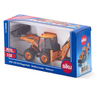 Модель экскаватора-погрузчика Siku JCB 4CX, 1:50 9