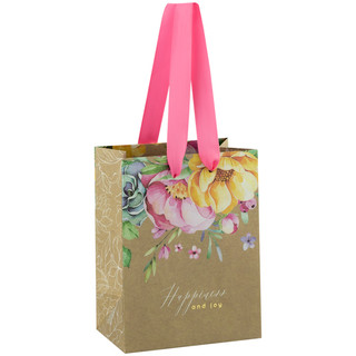 Пакет подарочный 'Fleur charmant', 11x14x6,5 см MESHU