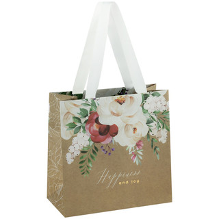 Пакет подарочный 'Fleur admirable', 20x20x10 см MESHU, цвет коричневый