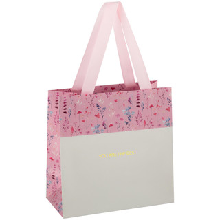 Пакет подарочный 'Pastel pink', 20x20x10 см MESHU, цвет розовый