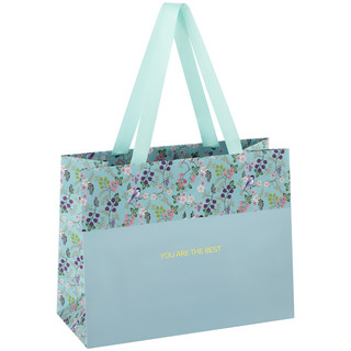 Пакет подарочный 'Pastel blue', 23x18x10 см MESHU, цвет голубой