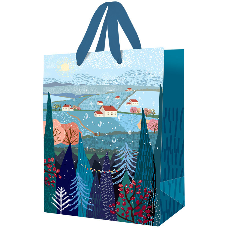Пакет подарочный 'Misty forest', 26x32x12 см MESHU