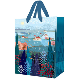 Пакет подарочный 'Misty forest', 26x32x12 см MESHU