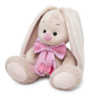 Зайка Ми в банте с подвесками, 15 см, артикул SidX-486 2