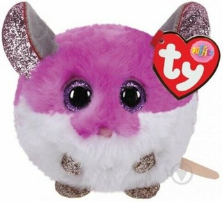 Мышка Пёрпл, 10 см, фиолетовая, TY