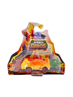 Машинка 'Скоростные динозавры' Speedy Dinos, желтая Spyke 2
