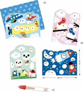 Набор для создания картин водой Djeco «Мои увлечения» 3