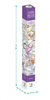 Раскраска в коробке DoDo 'Фантастические котики', 72x51 см, цвет мульти 3