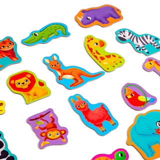 Набор магнитов 'Зоопарк' Vladi Toys, цвет мульти 3