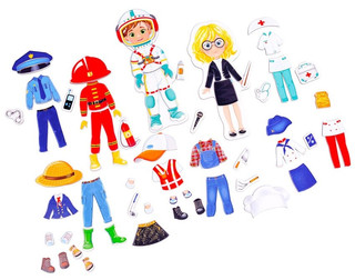 Магнитная игра-одевашка 'Профессии' Vladi Toys, цвет мультиколор 2