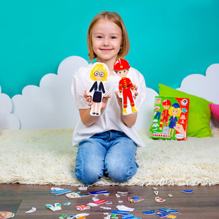 Магнитная игра-одевашка 'Профессии' Vladi Toys, цвет мультиколор 6