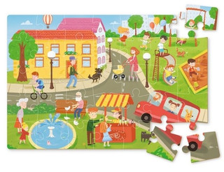 Пазл-мини Dodo 'Летний городок', 35 элементов, цвет разноцветный 2