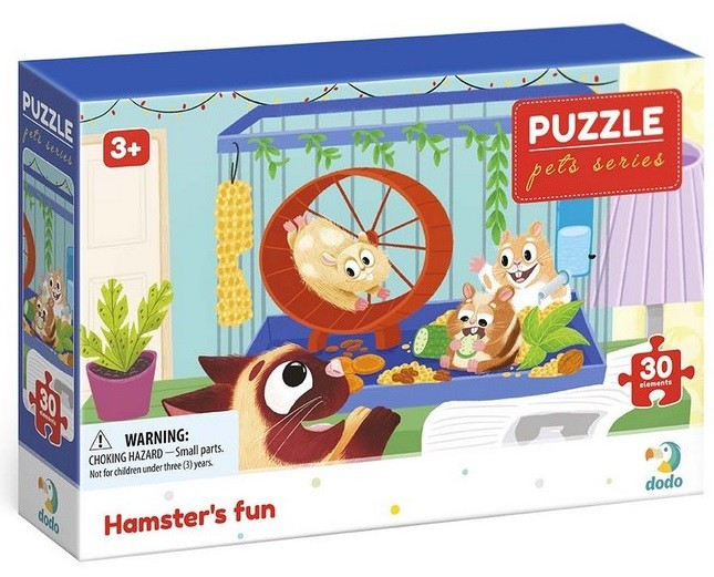 Пазл Dodo 'Развлечения хомячков', 30 элементов, цвет разноцветный