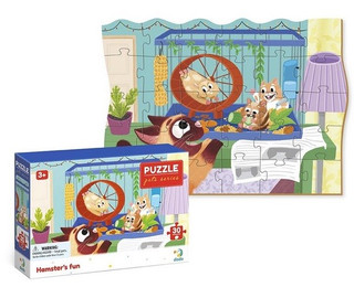 Пазл Dodo 'Развлечения хомячков', 30 элементов, цвет разноцветный 3