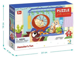 Пазл Dodo 'Развлечения хомячков', 30 элементов, цвет разноцветный 4