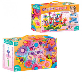Конструктор 'Цветочный сад', 80 деталей Maya Toys, цвет мульти
